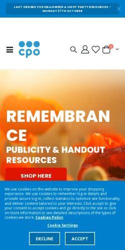 Mobile page screenshot