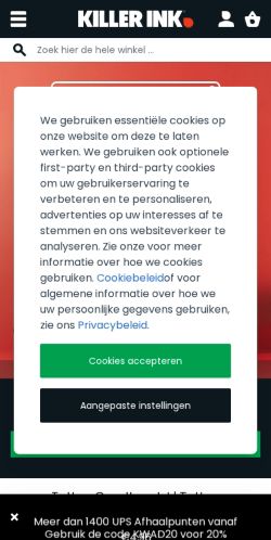 Mobile page screenshot