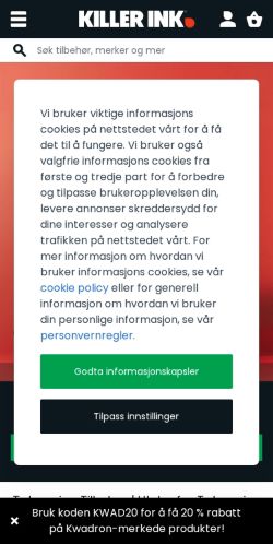 Mobile page screenshot