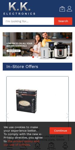 Mobile page screenshot