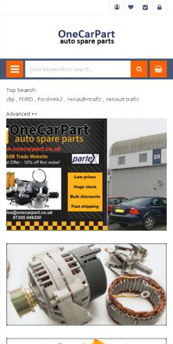 Mobile page screenshot