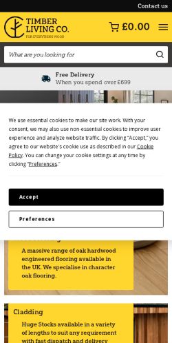 Mobile page screenshot