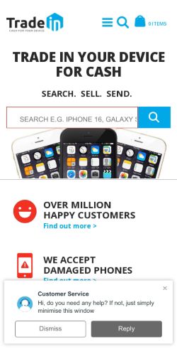 Mobile page screenshot