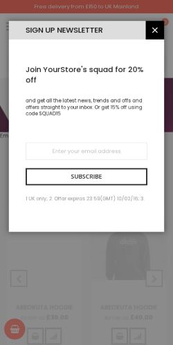 Mobile page screenshot