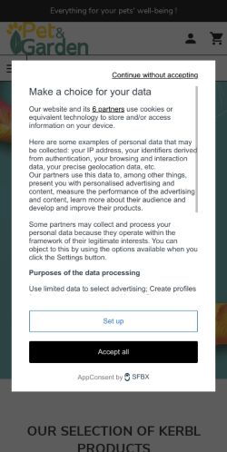 Mobile page screenshot
