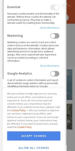 Mobile page screenshot