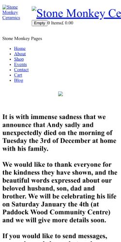 Mobile page screenshot