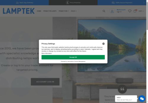 Desktop page screenshot