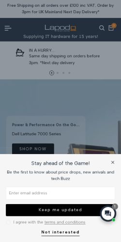 Mobile page screenshot