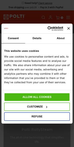 Mobile page screenshot