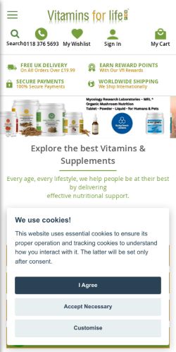 Mobile page screenshot