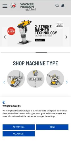 Mobile page screenshot