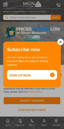 Mobile page screenshot