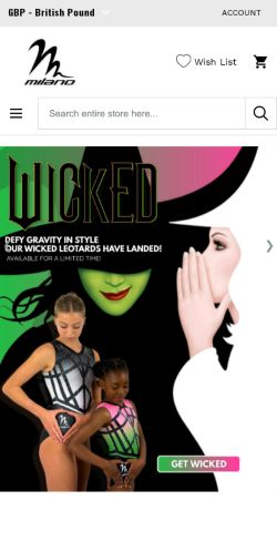 Mobile page screenshot