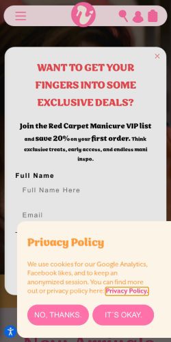 Mobile page screenshot