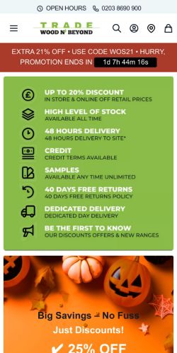 Mobile page screenshot