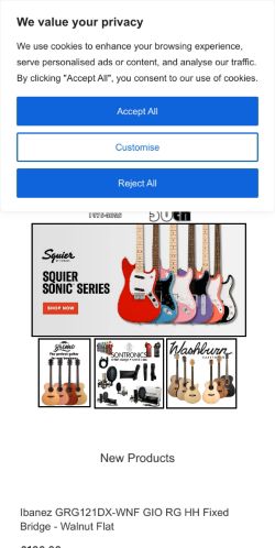 Mobile page screenshot