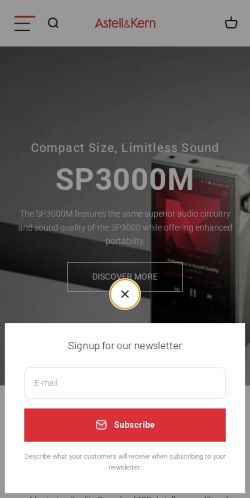 Mobile page screenshot