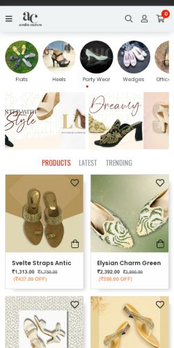 Mobile page screenshot