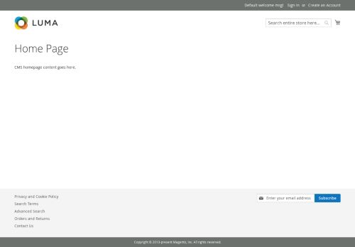 Desktop page screenshot