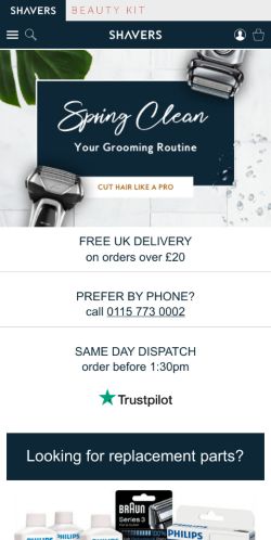 Mobile page screenshot