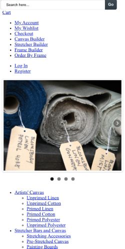 Mobile page screenshot