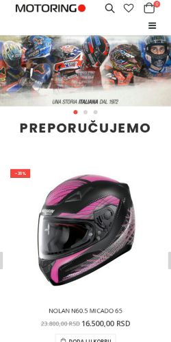 Mobile page screenshot