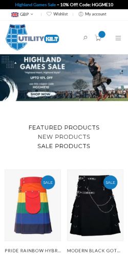 Mobile page screenshot