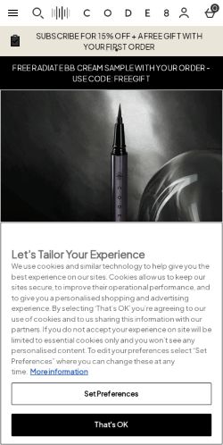 Mobile page screenshot