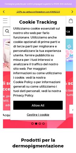 Mobile page screenshot