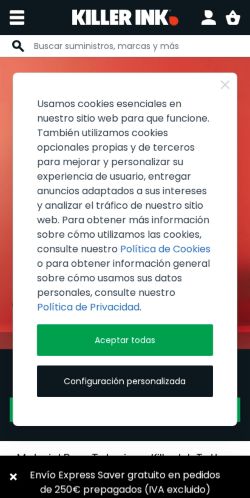 Mobile page screenshot