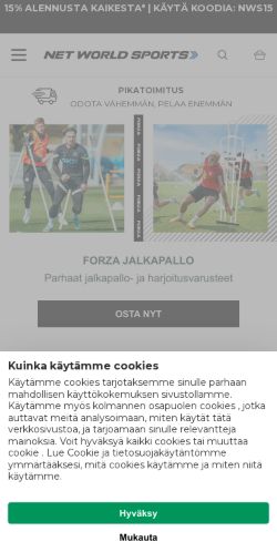 Mobile page screenshot