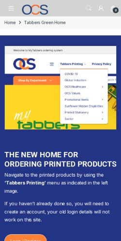 Mobile page screenshot