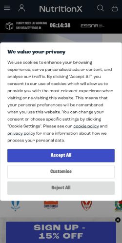 Mobile page screenshot