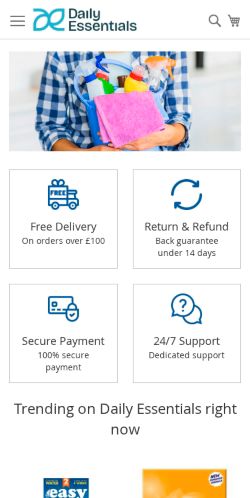 Mobile page screenshot