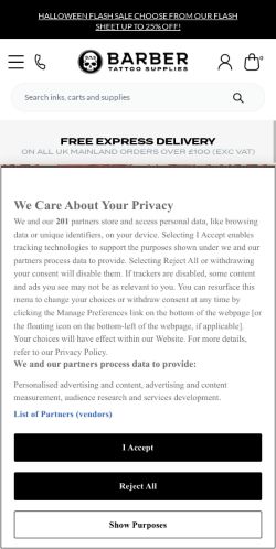 Mobile page screenshot