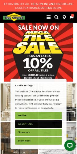 Mobile page screenshot