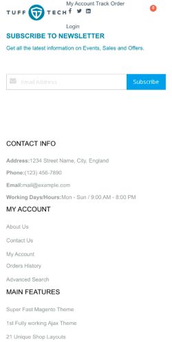 Mobile page screenshot