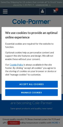 Mobile page screenshot