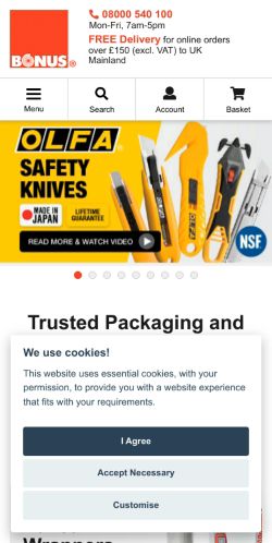 Mobile page screenshot