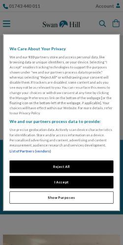 Mobile page screenshot