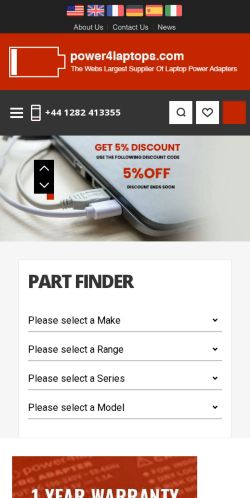 Mobile page screenshot