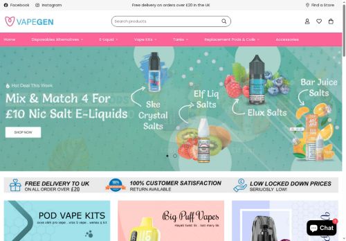 Desktop page screenshot