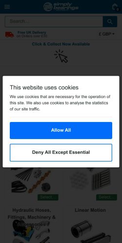 Mobile page screenshot