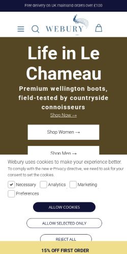 Mobile page screenshot