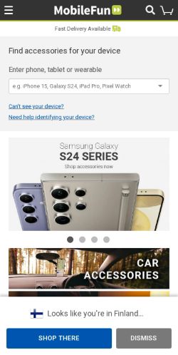 Mobile page screenshot