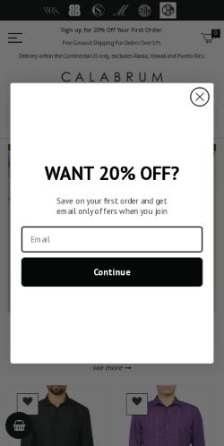 Mobile page screenshot