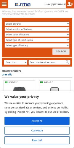 Mobile page screenshot