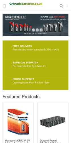 Mobile page screenshot