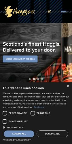 Mobile page screenshot